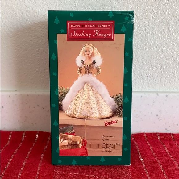 ‘95 Hallmark Happy Holidays Barbie Stocking Hanger - Picture 11 of 16